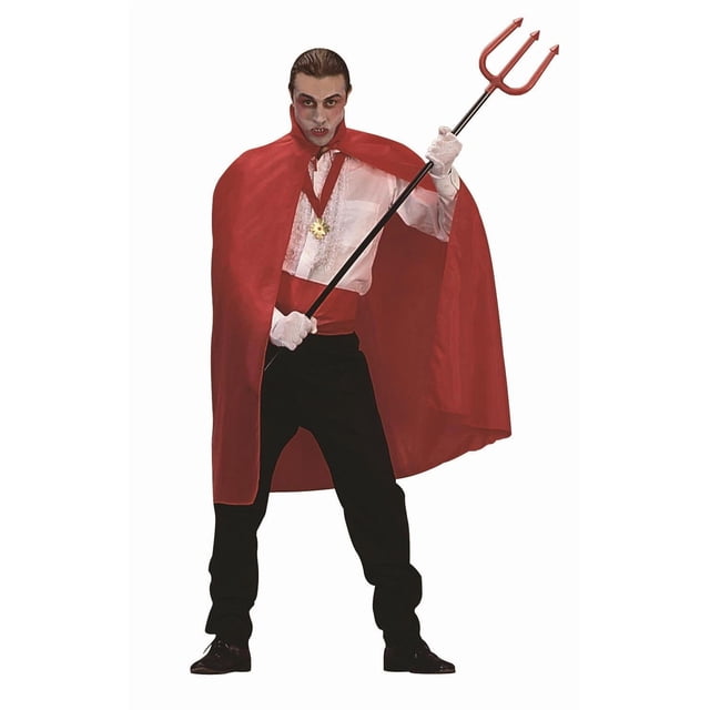 Disfraz Cape RG de tafetán rojo, 114 cm