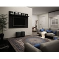 thumbnail image 2 of Manhattan Comfort Tribeca 53.94 Mid-Century Modern TV Panel with Overhead Décor Shelf in Black, 2 of 3