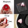thumbnail image 5 of 3 car or indoor duck (red) air fresheners, fashionable fun 3D printed plastic (eco-friendly), magnet and clip - solution not included, 5 of 5
