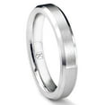 thumbnail image 1 of Andrea Jewelers Cobalt Xf Chrome 4MM Brush Center Beveled Wedding Band Ring Sz 10.0, 1 of 4