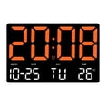 thumbnail image 2 of GROWTH TANK Réveil Horloge Numérique Affichage LED Multifonctionnel Jauge de Température Enfants Orange, 2 of 9