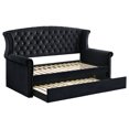 thumbnail image 2 of Scarlett Upholstered Tufted Twin Daybed with Trundle, 2 of 4