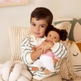 thumbnail image 6 of LullaBaby 14-inch Baby Doll Wavy Dark-Brown Hair, Brown Eyes, 6 of 12