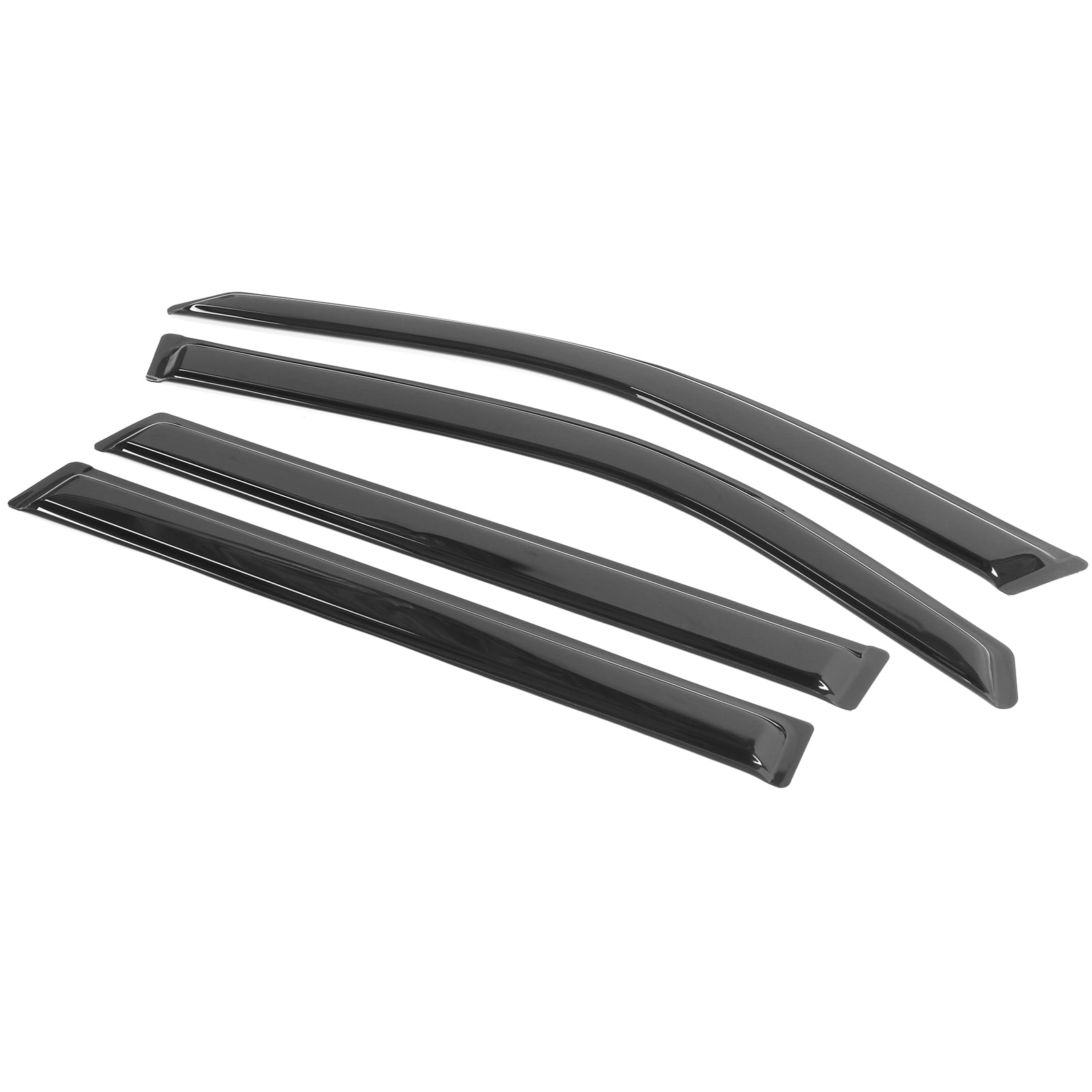 Ikon Motorsports Compatible with 03-08 Honda Pilot Acrylic Window Visors Vent Windshield Deflector Rain Guard 4Pc Set Outside Mount 2003 2004 2005 2006 2007 2008