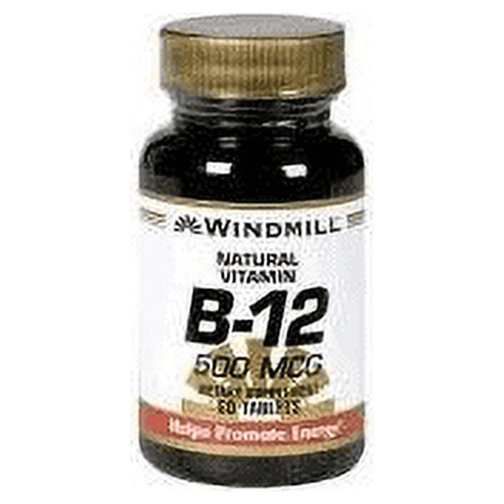 Windmill Vitamin B-12 500 mcg Tablets 60 Tablets