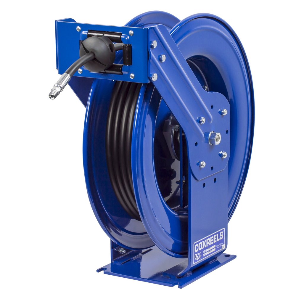 Coxreels Rewind Hose Reel for grease/hydraulic oil 1/4" I.D.100' hose