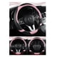 thumbnail image 2 of Funda Protector Cubre Volante Accesorios Auto Mujer Tipo O 38cm Modelo Negro con Rosa, 2 of 4