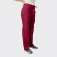thumbnail image 4 of SPECTRUM UNIFORMS Unisex Scrub Pant, Ultrasoft Classic Scrub Pants Drawstring Waist Pant Ideal for Medical Professionals Pant Wine, 4 of 5