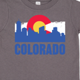 thumbnail image 4 of Inktastic Colorado Flag and Skyline Boys or Girls Toddler T-Shirt, 4 of 5