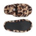 thumbnail image 6 of Jessica Simpson Girls Plush Faux Fur Slip On House Slippers with Memory Foam, 6 of 9