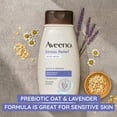 Aveeno Stress Relief Soap Free Body Wash with Prebiotic Oat, Lavender