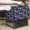 thumbnail image 7 of Uemuo Astronaut Corgi Print Toaster Cover 4 Slice, Small Kitchen Appliance Covers, Toaster Oven Cover with Loop, Bread Machine Cover Dust Cover Protection, 7 of 7