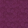 thumbnail image 1 of Ahgly Company Indoor Square Patterned Plum Pie Purple Area Rugs, 6' Square, 1 of 6