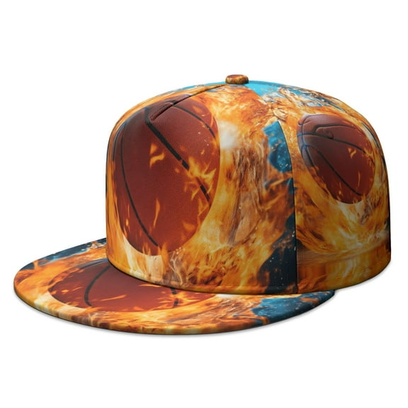 Gifts for Boys & Teens - Flat Brim Snapback Hat - Adjustable Baseball Cap with Sporty Print & Streetwear Style