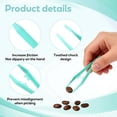 thumbnail image 3 of 20Pcs Reusable Plastic Tweezers Portable Medical Tweezers Comfort Grip First Aid Tweezer Serrated Tips for DIY Arts Crafts Health Beauty Professional Use (10.5cm, Green), 3 of 6