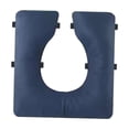 thumbnail image 4 of Commode Chair Cushion Toilet Pad Seat Cover Thickened Soft Sponge for Bedside Commodes and Home Use, 4 of 9