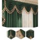 thumbnail image 3 of Velvet Curtains for Living Room Blackout Luxury Decor Bedroom Hall Drapes Green Sheer Window Fabric Blinds Tend Interior Thermal, 3 of 5