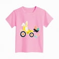 thumbnail image 4 of kpoplk Graphic Shirt for Teens Girl Y2K Graphic Short Sleeve Baggy Tee Shirts Vintage Aesthetic Coastal Tops(Pink,13-14 Y), 4 of 4