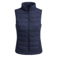 thumbnail image 1 of MixMatchy Women's Padded Vest Lightweight Stand Collar Zip-up Quilted Gilet, 1 of 4