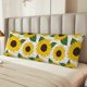 thumbnail image 2 of Balery Sunflowers Funda Protectora para Almohada Corporal de Algodón Hipoalergénico con Cierre(55 x 21 pulgadas), Almohadas No Incluidas, 2 of 7