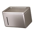 thumbnail image 4 of Caja de pañuelos para baño, portátil, creativa, de fácil instalación, de aluminio. Gris, 4 of 9