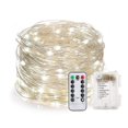 thumbnail image 1 of 200 LED Rope Lights 66ft Battery Operated String Lights 8 Mode Waterproof with Remote Timer Fairy Lights for Room Girls Bedroom Easter Party Christmas Decorations - White（Buy 2 Get 1 Fr, 1 of 8