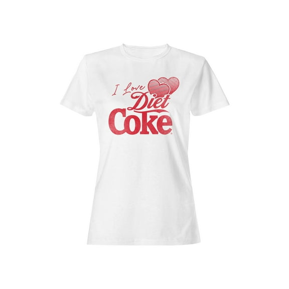 Officially Licensed Diet Coke I Love Diet Coke Heart Women's T-shirt