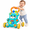 Blue, variant on 2-in-1 Bear Baby Walker & Activity Table with Lights & Sounds, Pink, 0M+