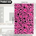 thumbnail image 3 of SCRAWLGOD Leopard Print Heart Pink 3 PCS Headrest Covers for Recliners Waterproof Chair Headrest Protector Sofa Head Furniture Protector for Home Office Decoration 17x27 in, 3 of 7