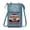 Blue, variant on Modern Women Small Crossbody Star Print Lightweight Bag PU Leather Girlfriend Gift