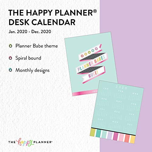 me & my BIG ideas Desk Calendar PLNNR, us:one size, Planner Babe, Jan - Dec 2020