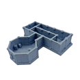 thumbnail image 2 of arctrm Miniature Terrain Maze Miniature Building Terrain Role Playing Game Layout Decor silver, 2 of 10