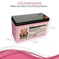 thumbnail image 3 of Digital Security Power432 - Option 2 12V 7Ah Replacement Alarm SLA battery by Charity Battery, 3 of 6