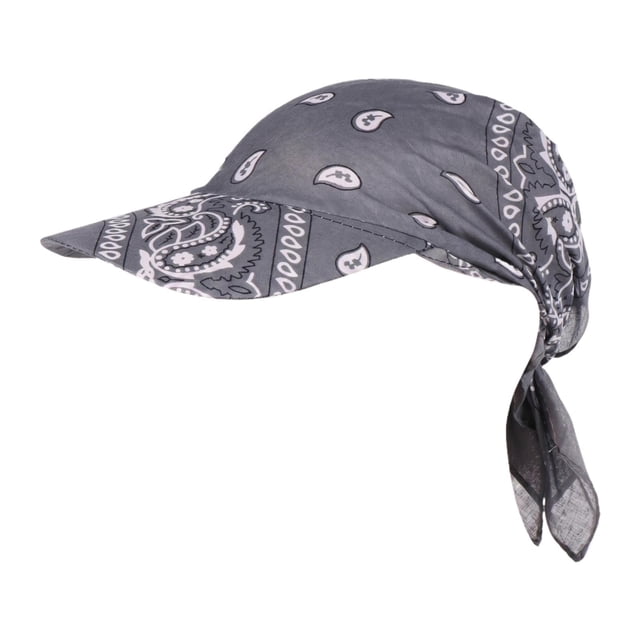 para cabeza, bandana, gorro con visera, regalo, gorra con visera para el sol, ideal para ir de , montar o al libre. Gris