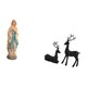 thumbnail image 5 of Estatua de Lutero,Estatua de la Virgen María Figura Colección Religiosa,Figura de resina y la Dama de Lutero,Estatua de reno,Estatua de reno negro,decoración para el hogar,artesanía, 5 of 8