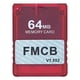 thumbnail image 1 of Estuche Transparente para Tarjeta Memoria FMCB V1.953 para Consola Juegos PS2 (rojo 64 MB), 1 of 9
