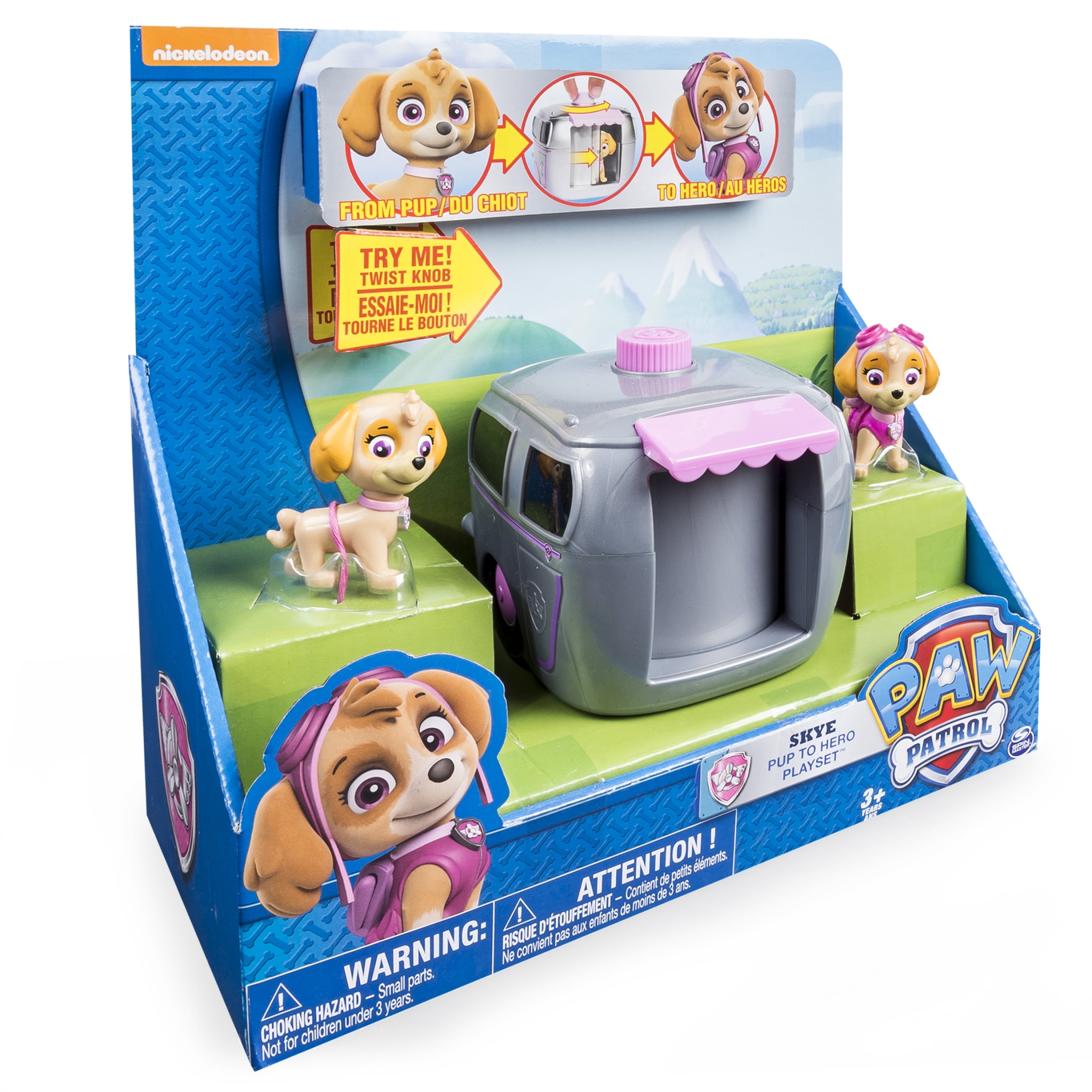 paw patrol pup to hero playset