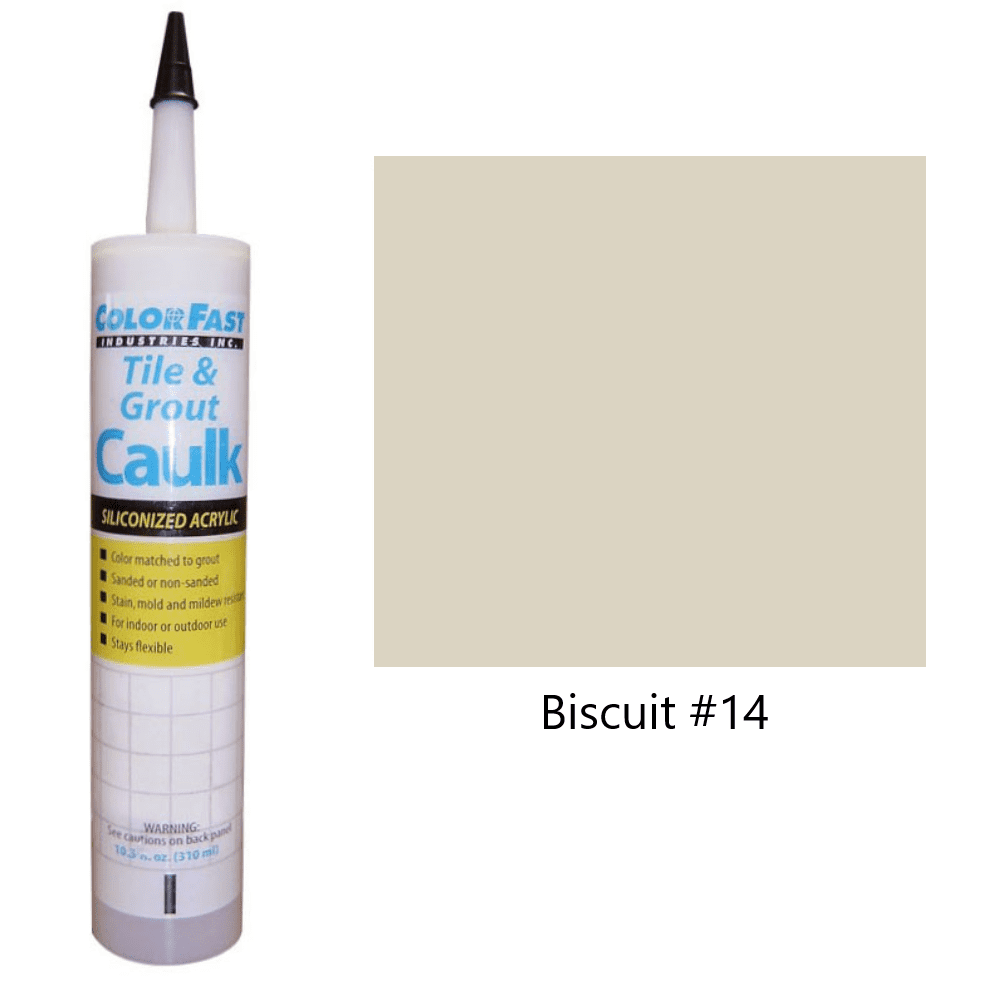 ColorFast Latex Colored Caulk - Mapei Color Line: Biscuit Unsanded