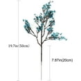 thumbnail image 3 of Morttic Babys Breath Fabric Cloth Artificial Flowers 6 pcs Fake Silk Plants Decor Wedding Party Decoration Bouquets Real Touch DIY Home Garden (Grass Green), 3 of 12