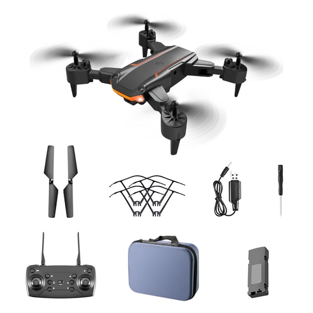 Matsuzay Dron plegable con USB para vuelo, cuadricóptero con Control remoto rodante de 360 grados, avión flotante, modo sin cabeza, juguete de Accesorios para aéreos Sin cámara