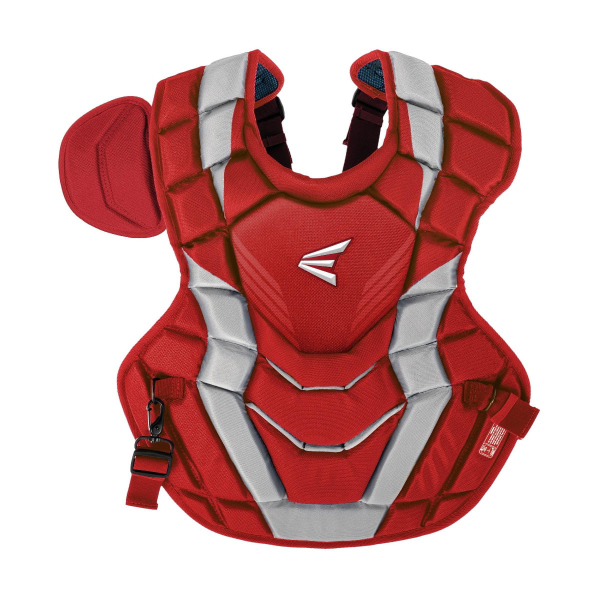 4 Point Strap System for Superior Fit plus Comfort 2021 EASTON ELITE X Baseball Catchers Chest Protector NOCSAE Commotio Cordis Foam Stacked AB Memory Foam For Rebound Control and EVAIR Foam 