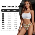 thumbnail image 2 of Thongs for Women - Sunflowers Skull No Show Seamless Womens Thongs Underwear, Soft Stretch G String Thongs for Women,Cuteness Ladies Thong Bikini Panties Briefs, 2 of 5