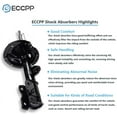 thumbnail image 5 of Shocks Struts,ECCPP Front Pair Shock Absorbers Strut Kits fit for 2003 2004 2005 2006 2007 2008 for Infiniti FX35 FX45 Compatible with 339056 72370 339055 72369, 5 of 5
