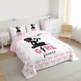 thumbnail image 3 of Feelyou Women Lift Heavy Full Size Comforter Sets, Bowknot Ribbon Bedding Sets, 3pcs, 3 of 8