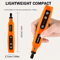 thumbnail image 3 of HYwys USB Cordless Rotary Tool Kit Woodworking Engraving Pen DIY For Jewelry Metal Glass Mini Wireless Drill, 3 of 5