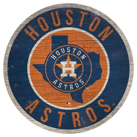 Houston Astros Sign - Houston Astros 12'' x 12'' State Circle Sign - No Size