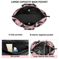 thumbnail image 3 of Rottweiler Dogs with Pioneer Flower Travel Tote Bags for Women Carry On,Large Weekender Bags for Women Travel,Multi Functional Duffle Bag for Work,Shopping,Sports, 3 of 5