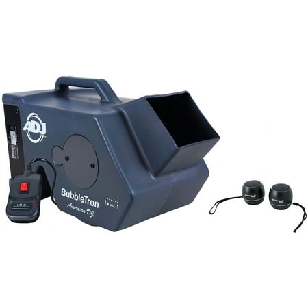 American DJ BUBBLE TRON Bubble Machine w/ Remote Bubbletron+Bluetooth Speakers