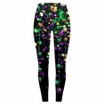 thumbnail image 5 of Lorytime Women Mardi Gras Leggings Patterns Carnival Trousers Butt Lifting Vacation Tights Pants Sports Clothes, 5 of 5
