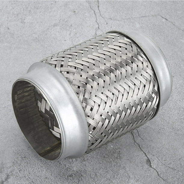 Tubo de escape de acero inoxidable, tubo de escape de acero inoxidable de 3,5 x 6 pulgadas, tubo de escape corrugado diseñado para el futuro
